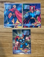 3 Fleer Overpower Cards 1995