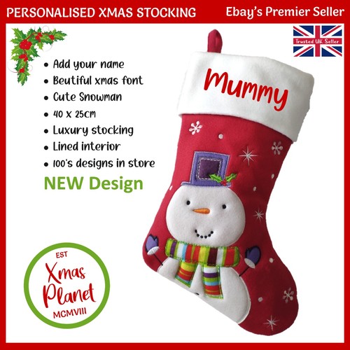 Personalised snowman xmas - personalised,