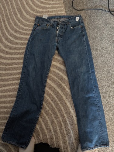 Levi 501 black straight - straight, leg