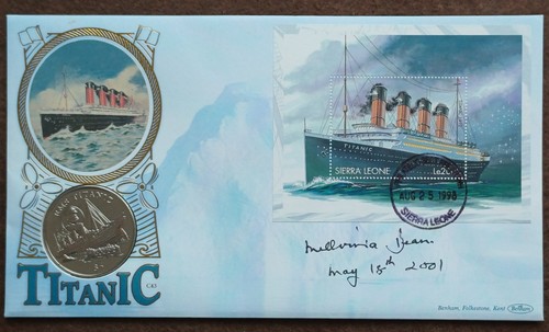 1998 titanic fdc with - 1998, r.m.s