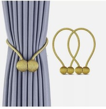 2x Strong Magnetic Curtain Tie