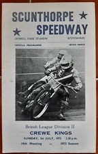 Scunthorpe crewe speedway - v,