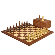 Mahogany Chess Set 21 Inch