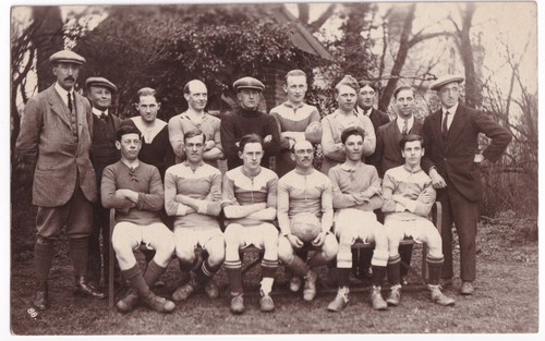 Vintage antique football team - football,