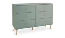 Habitat Otto 6 Drawer Chest - Green