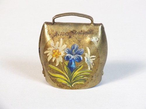 Vintage hand painted metal - painted,