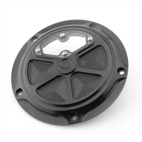 Black motorcycle derby cover - black,