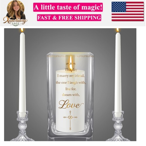 Unity candles with holder for - unity,