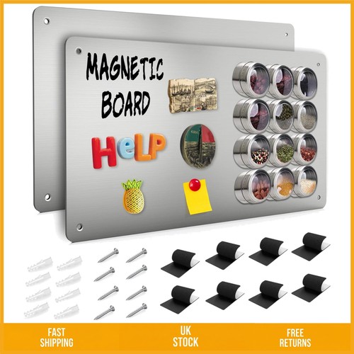 Sleek stainless steel - stainless, magnetic