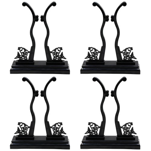 4pcs folding fan - stand, chinese