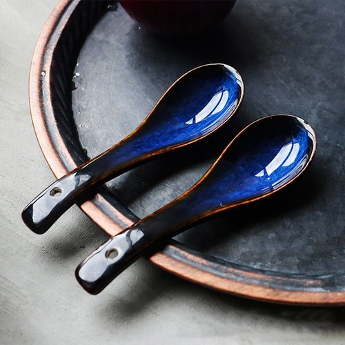 Ceramic soup spoon - soup,