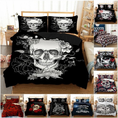 Sugar skull duvet - skull,