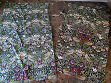 Set Of House Of Bath William Morris Strawberry Thief Cotton 4 Placemats Napkins