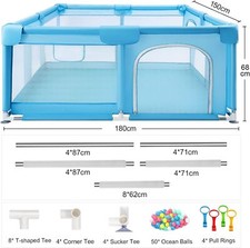 Baby Playpen for Toddlers with