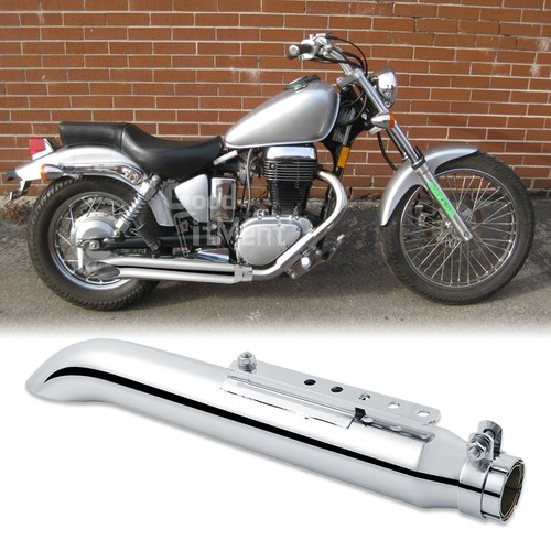 Motorcycle chrome exhaust pipe - chrome,