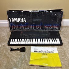 Yamaha Portasound PSS-450 Keyboard Electric Piano Synthesizer Orchestra Effects