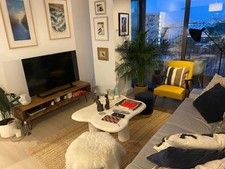 Chic Stone Design Cream Coffee Table 101 x 82 x 42 - in London