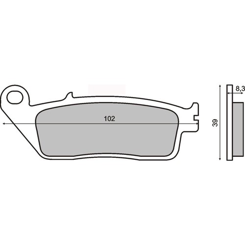 Pair brake pads - pads, for