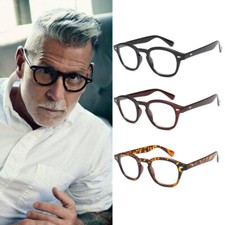 Retro round clear lens glasses - round,