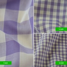 Polycotton Fabric Gingham