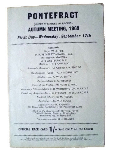 1969 motor sports pontefract - 1969,