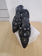 BNWB Ladies Black Satin Beaded
