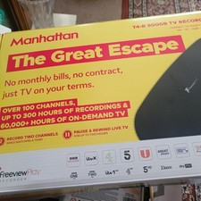 Manhattan T4-R Freeview Play 4K Ultra HD TV Recorder 500GB