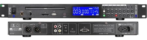Dvd 250bt rack mounted - 1u,