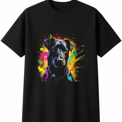 Neon patterdale terrier mens - neon,