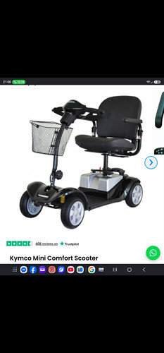 Kymco mini comfort wheel - mini, 4-wheel