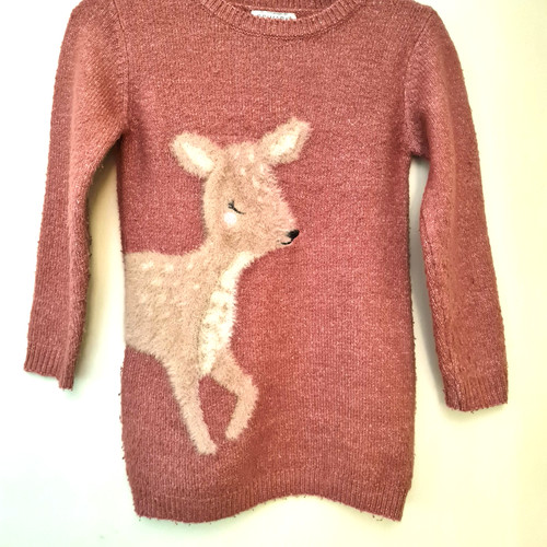 Girl pink knit - pink,