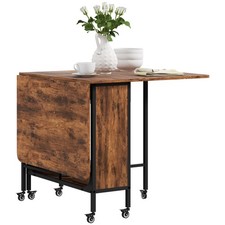 HOMCOM Mobile Drop Leaf Dining