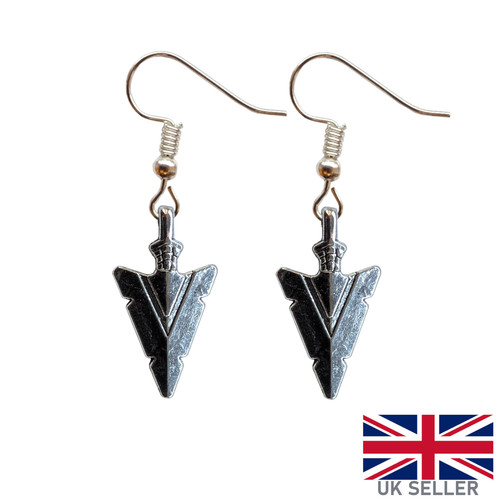 Spear head earrings native - head,
