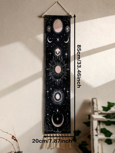 1pc boho moon phase wall - boho,