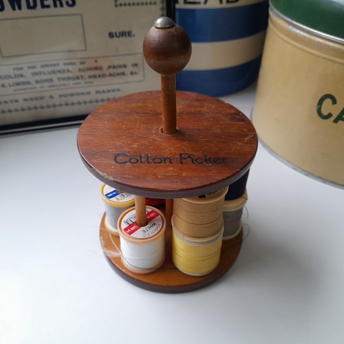 Vintage wooden spool - vintage,