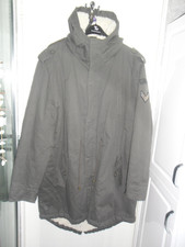 MENS Lambretta Grey PARKA Coat Uk Size Large USED