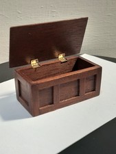 1:48th Dolls house furniture  Tudor storage/ blanket chest/box 
