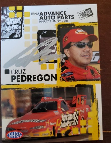 2005 nhra press pass autograph - nhra,