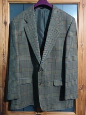 Daks Green & Brown Glen Check