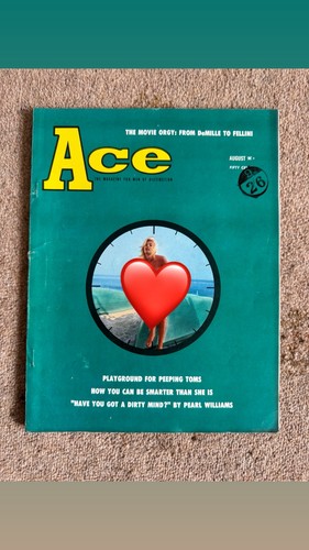 Ace vintage pin magazine - vintage,
