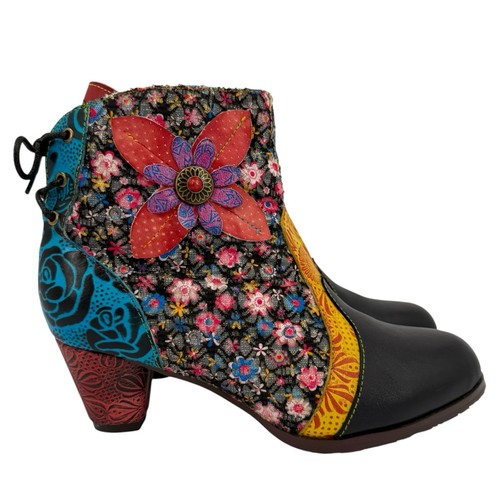 Socofy boho ankle - ankle, boots