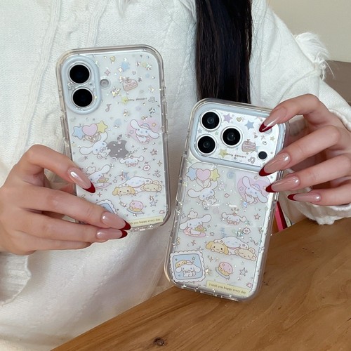 Clear glitter sanrio - clear,