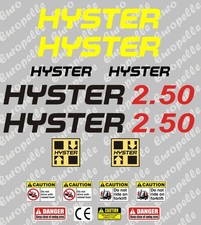 Hyster 2.50 Fork Lift Decal