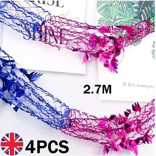 4pc christmas foil garlands - 4pc,