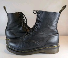 Dr Martens Pascal Black Very Soft Leather Ankle Boots Size UK 4 EU 37 