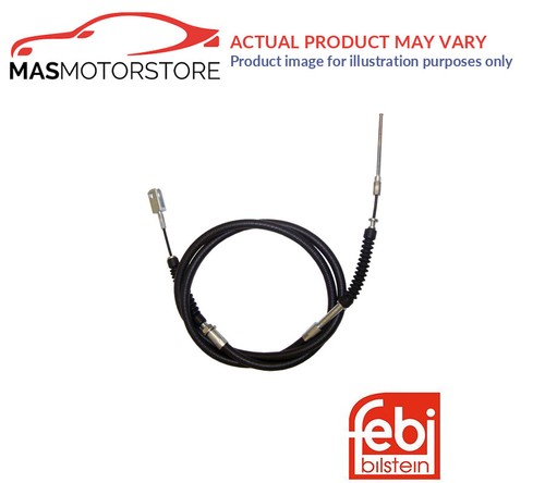Handbrake cable left rear - rear, febi