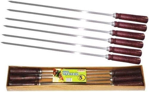 Pebble hug bbq skewers 5mm - hug, s/s
