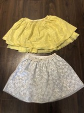 Girls 2 x H&M skirts. Age 6-8