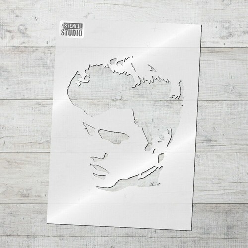 Rock roll elvis stencil - 'n',