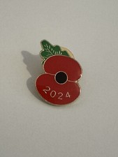 2024 Popp.y Pin Badge  - Brand New Enamelled Poppie Pin Badge